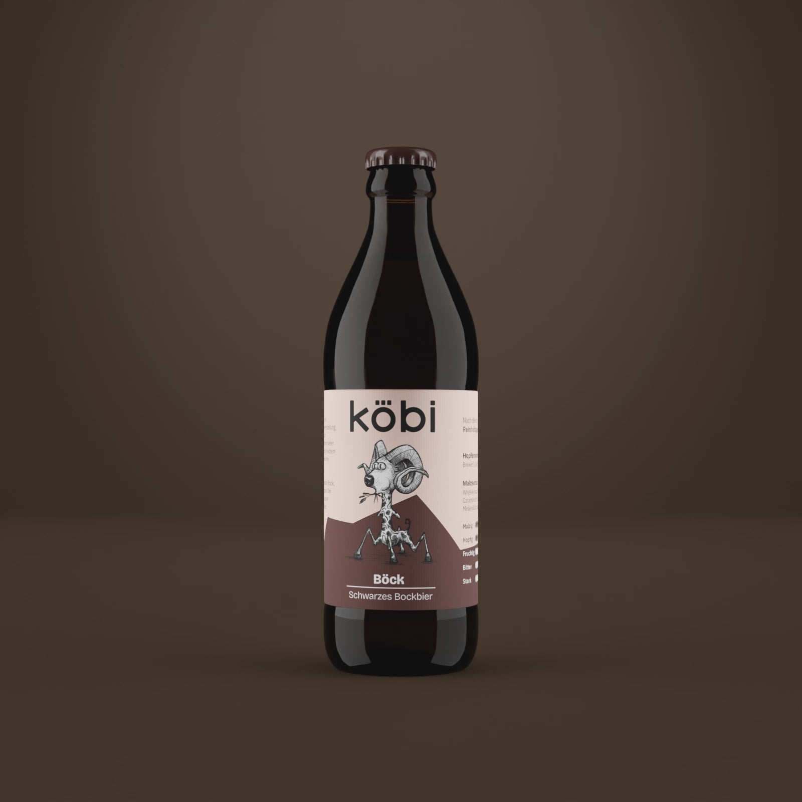 köbi Böck – Schwarzes Bockbier Turntable